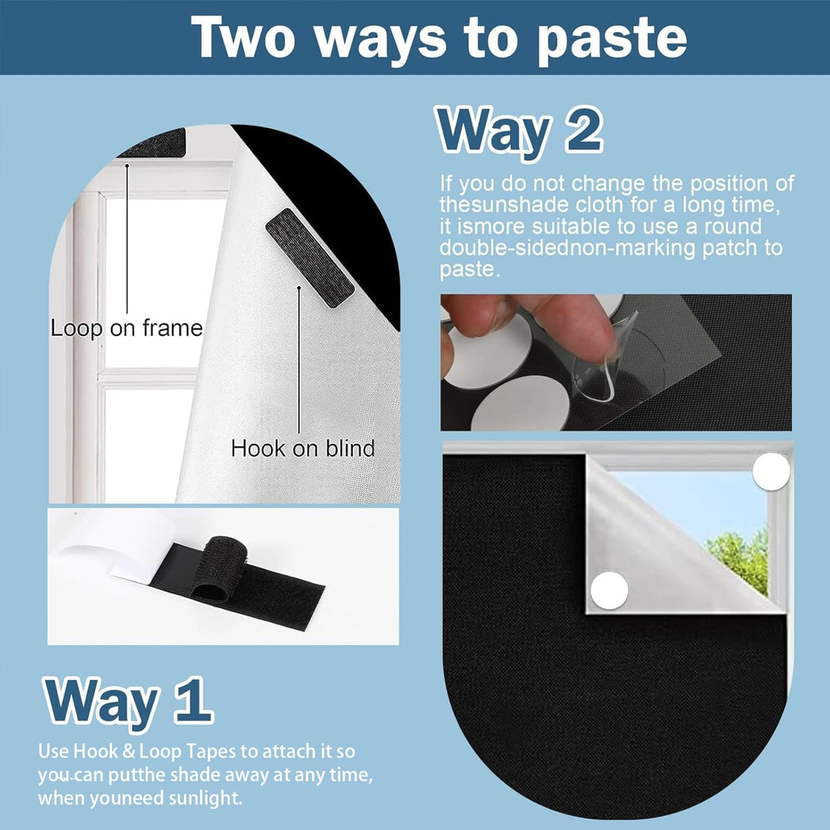 100% Blackout Window Cover (57"W x 118"H)