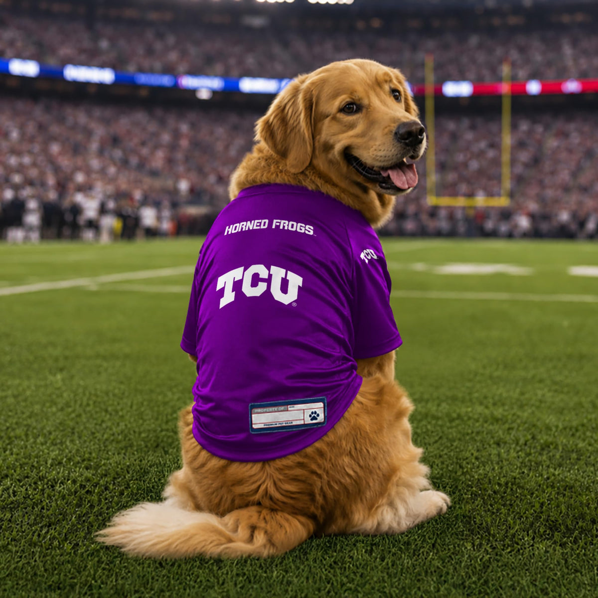 NCAA TCU Horned Frogs Stretch Pet Jersey (TCU Horned Frogs / X-Small)