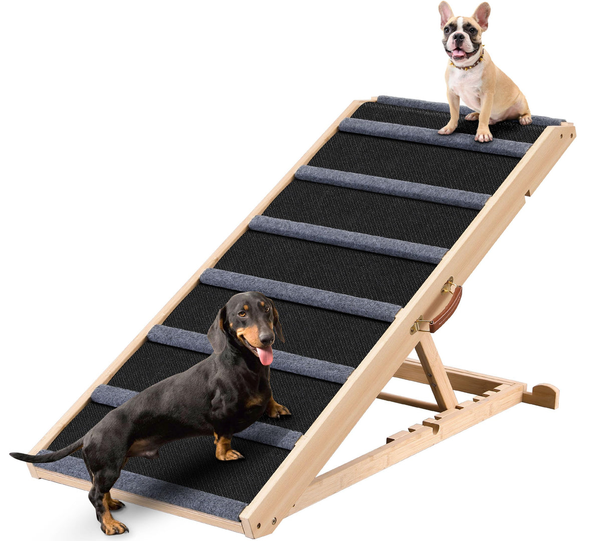 Dog Ramp for Bed (Black / Extra Large)