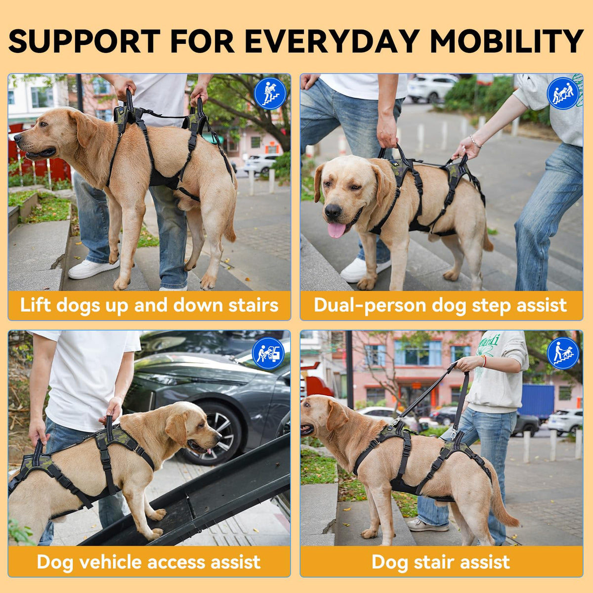Dog Lift Harness for Senior Dogs (XL)