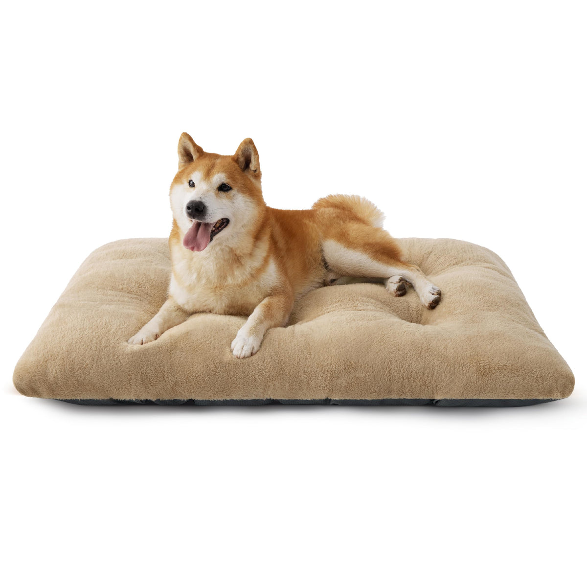 Washable Dog Crate Beds Large Sized Dog (35"L x 23"W x 3"Th (L-Crate) / Brown)