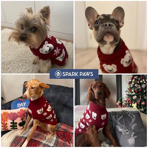 Christmas Knit Dog Sweater (Polar Bear / 3XL)