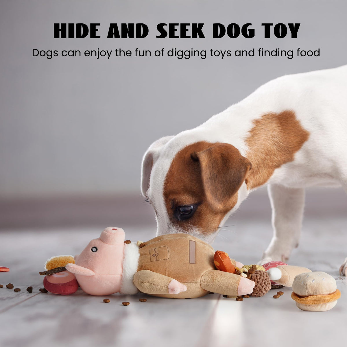 Stuffed Pig Dog Toys (Pilot Pig)