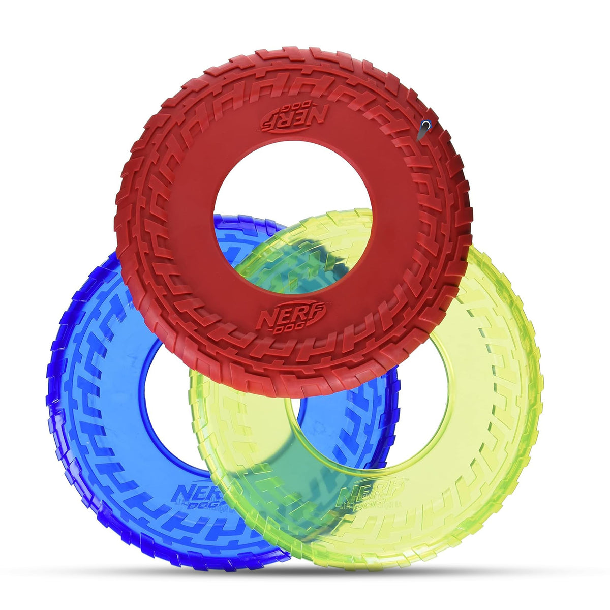 Tire Flyer Dog Toy Gift Set (Multicolor / 10 Inch (Pack of 3))