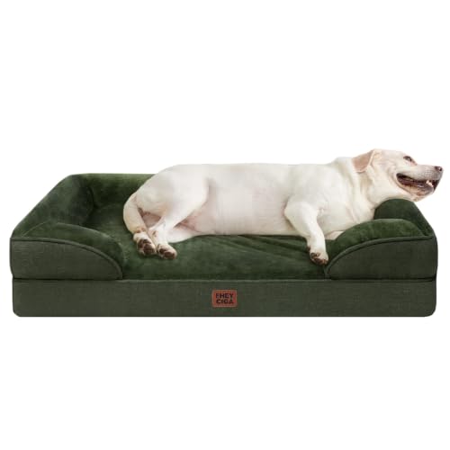 Orthopedic XXL Dog Bed (Dark Green / 46.0"l X 35.0"w X 7.5"th)
