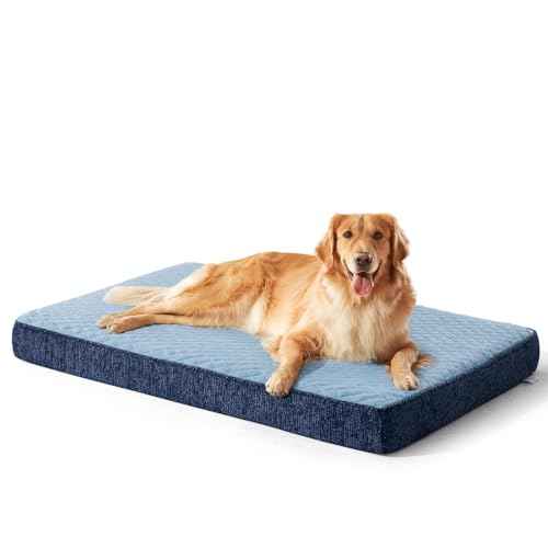 Orthopedic Dog Bed for Extra Large Dogs (XXL(47"x29") / Blue)