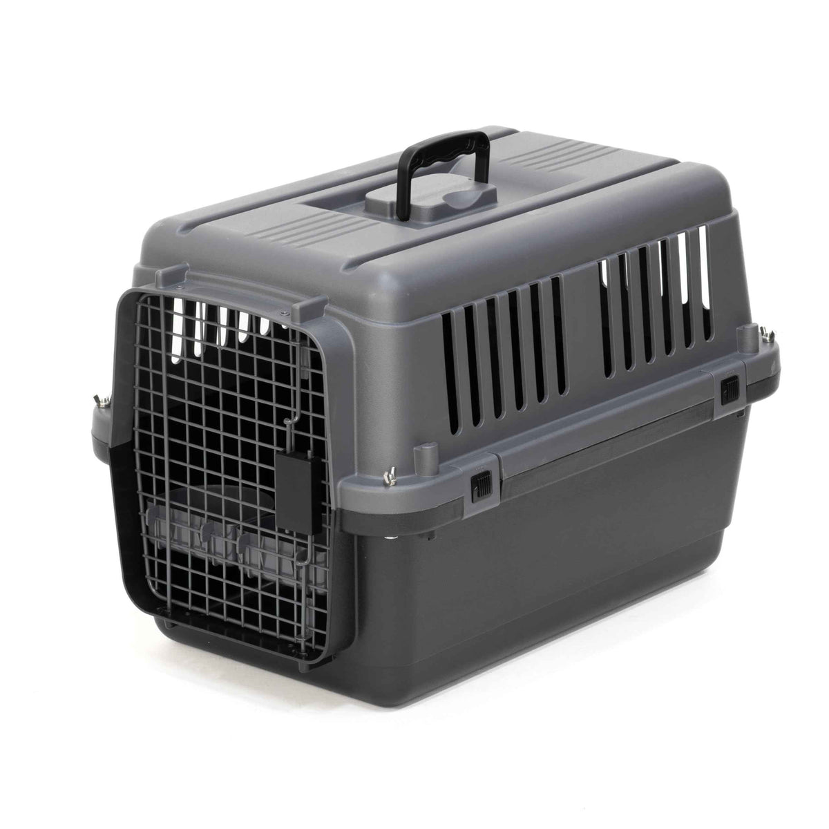 SportPet Airline Compliant Small 24" Travel Dog Kennel (Dark Gray)