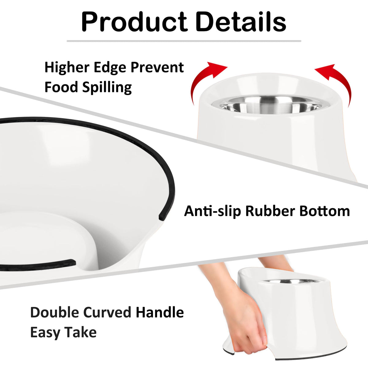 Dog Bowls Non (S/1 Cup / White)