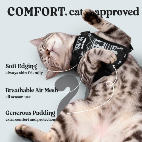 Cat Harness and Leash Set (Xs / Pixel Tabby)