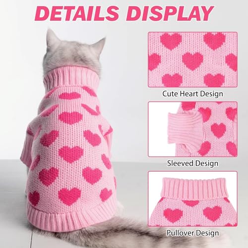 Cat Sweater for Cats Only (Pink / Large)