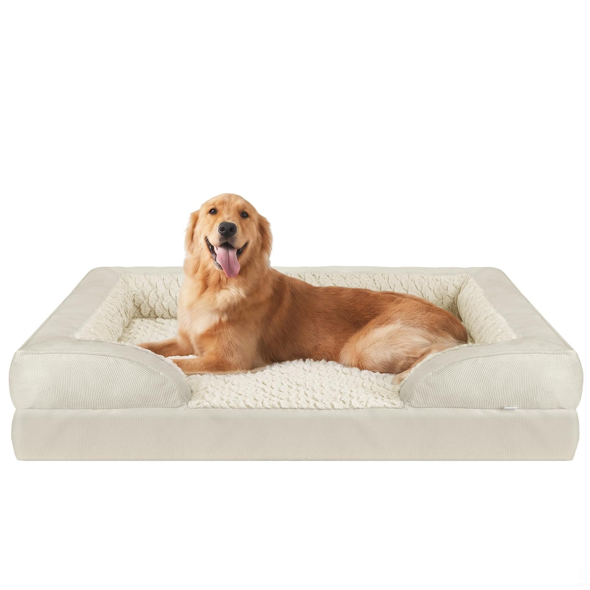 Orthopedic Dog Beds Large Sized (Beige / XL (42"x 32"x 7"))