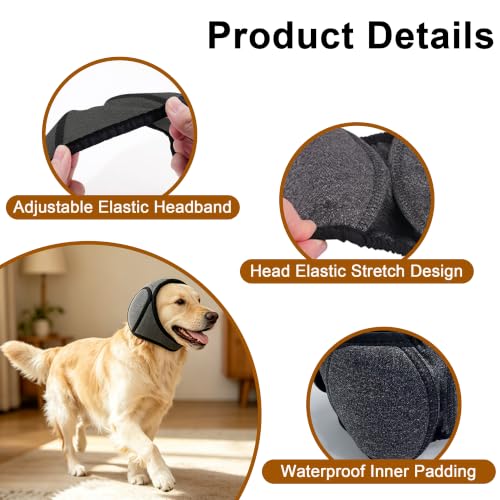 Dog Ear Protection Wrap (Pink / Large)