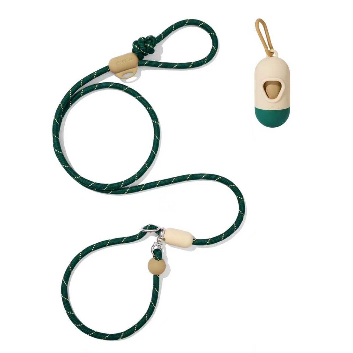 Hands Free Dog Leash (Santal Forest Green)