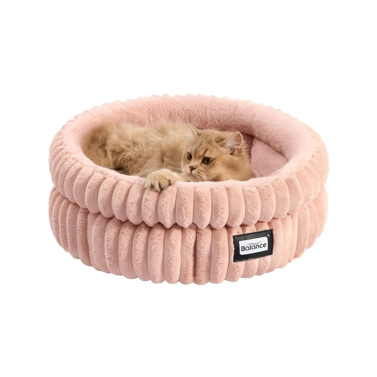 Cat Bed Kitten Bed (20.0"L x 20.0"W x 8"Th / Acorn Pink)