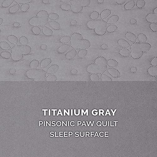 Orthopedic Dog Bed for Large Dogs w (Jumbo / Titanium)