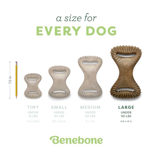 Dental Dog Chew Toy for Aggressive Chewers (REAL Chicken / Large)