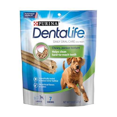 Purina Dentallife Daily Oral Care Dog Treats Large Chews (7 Count (Pack of 1))